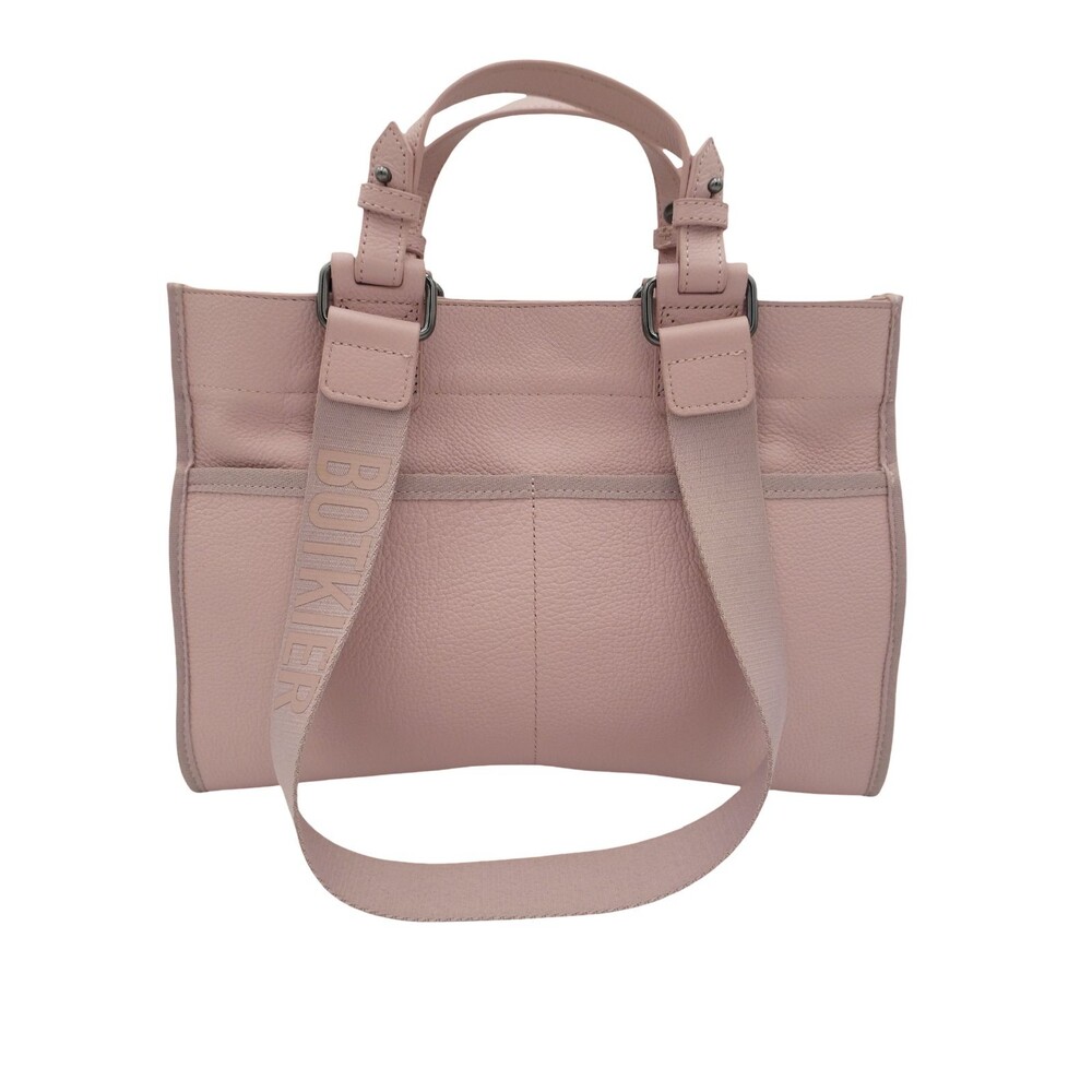Botkier Bedford Bite Size Structured Leather Tote Bag Classic Pink Magnolia $288